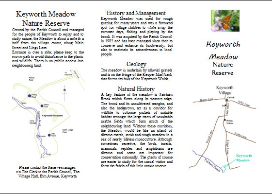 jpg image of Page 1 of Meadow leaflet.
